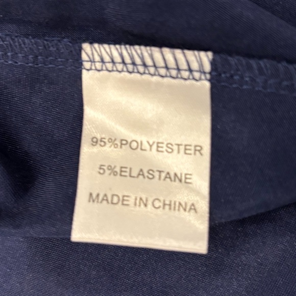 Sadyce Women’s Formal Strappy Dress Side Gather Slit Royal Blue Medium Wedding - Picture 11 of 15